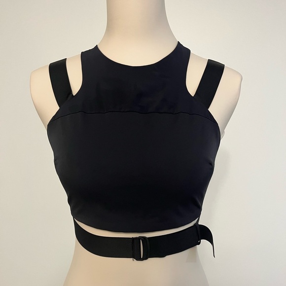 Nike Lab Belted Black Straps Sports Bra - Picture 1 of 10